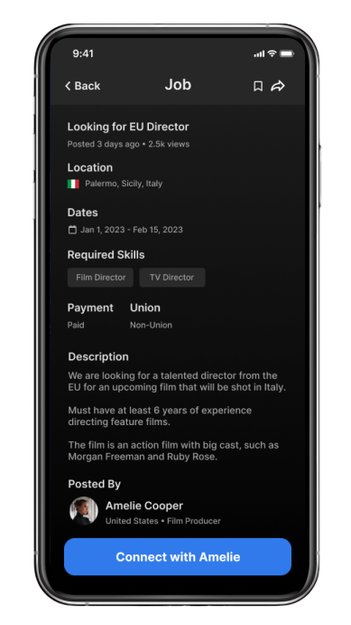 jobs app screenshot